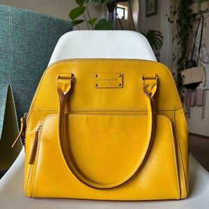 Kate Spade Yellow Leather Handbag